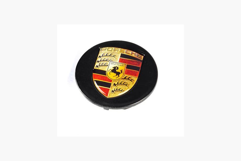 Porsche Discount Wheel Center Caps 76/71mm Black (1 pc) Image