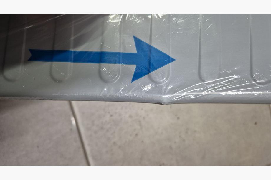 Mercedes Vito W639 2004-2014 Clearance Rear Bumper Protector with Lip (Carmos V2, Stainless Steel) Photo 2