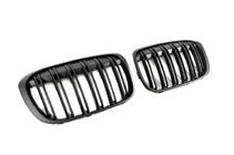 BMW X1 F48 2015-2022 Kidney Grilles M-Look (2015-2019, Matte Black) photo 4