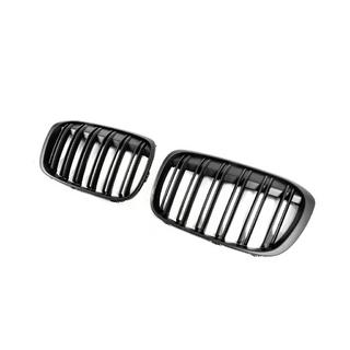 Kidney Grilles M-Look (2015-2019, Matte Black) photo 3
