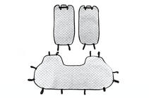 Rear seat covers (set, Black with blue stitching) photo 3