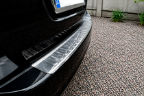 Volkswagen Golf 6 2008-2014 Rear Bumper Protector Carmos V2 (SW, Stainless Steel) photo 1