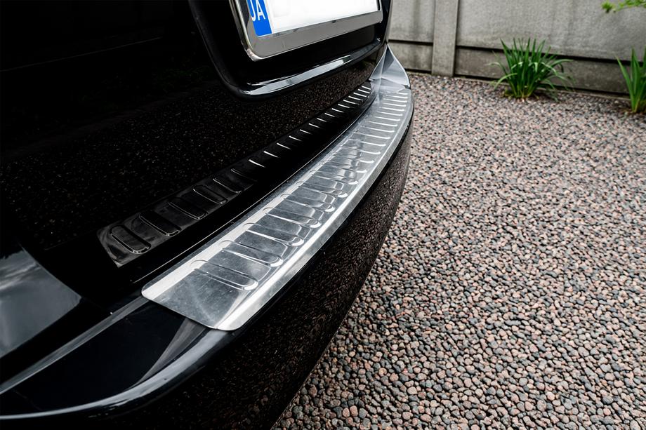 Volkswagen Golf 6 2008-2014 Rear Bumper Protector Carmos V2 (SW, Stainless Steel) Image