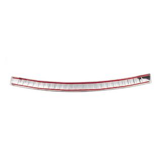 Rear bumper protector with edge Carmos V2 (stainless steel) Volkswagen Golf Plus 2004-2014 photo 3