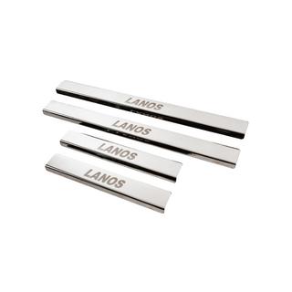 Door Sill Protectors Carmos V3 (4 pcs, Stainless Steel) Daewoo Lanos 1998-2017 photo 2