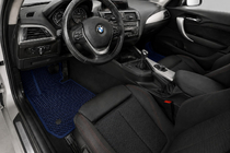 BMW 1 Series F20/F21 2011-2019 EVA Floor Mats (Blue) photo 1