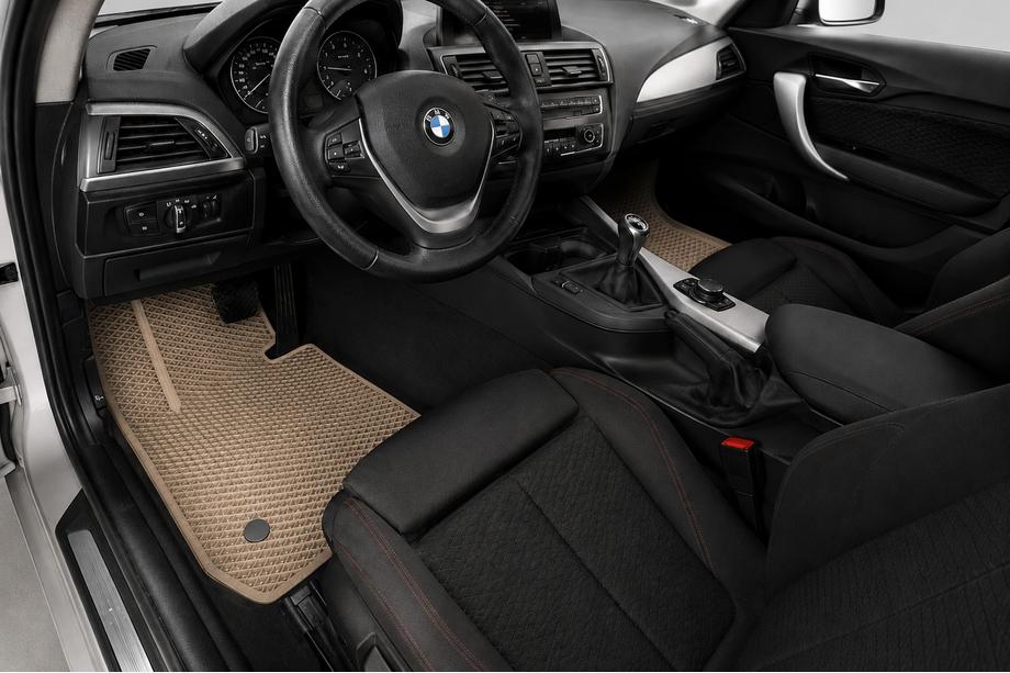 BMW 1 Series F20/F21 2011-2019 EVA Floor Mats (Beige) Photo 1
