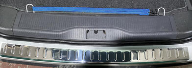 Opel Zafira B 2005–2011 Rear Bumper Protector Carmos V2 Stainless Steel photo 1