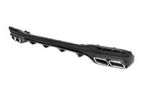 Mercedes GL/GLS class X166 2012-2019 Rear Diffuser GLS63 AMG (with Chrome Tips) photo 3