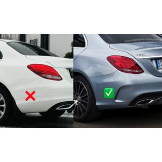Rear diffuser with exhaust tips (C63 design 2014-2018) photo 4