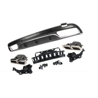 Rear diffuser with exhaust tips (C63 design 2014-2018) photo 3