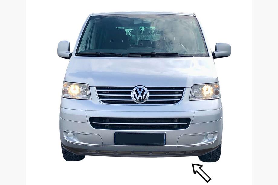 Volkswagen T5 Caravelle 2004-2010 Front lip ESA (black) Image