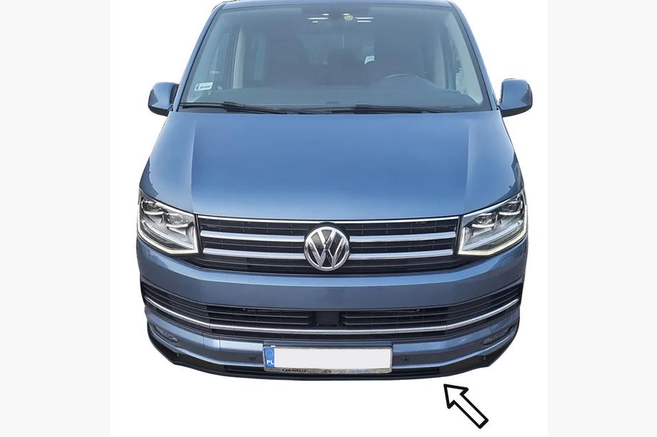 Volkswagen T6 2015-2024 Front lip ESA (Caravelle, black) Photo 1