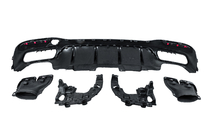Mercedes GLE/ML class W166 2011-2018 Rear diffuser for GLE (GLE63 design) photo 11