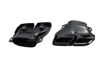 Mercedes GLE coupe C292 2015-2019 Rear diffuser with tips Black (GLE63 design) photo 6