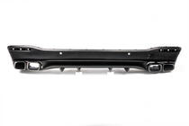 Mercedes GLS X167 2019- Rear diffuser with exhaust tips BlackEdition (GLS63 design) photo 3