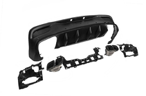 Mercedes GLE coupe C167 2019- Rear diffuser with tips Black (GLE63 design) photo 6