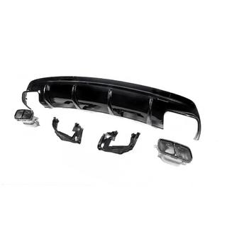 Rear Diffuser Black (CLA45 Design with Tips) photo 3