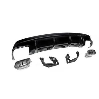 Rear Diffuser Black (CLA45 Design with Tips) photo 4