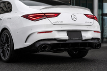 Mercedes CLA C118 2019- Rear diffuser with exhaust tips (CLA35 design) photo 2