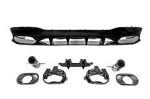 Mercedes CLA C118 2019- Rear diffuser with exhaust tips (CLA35 design) photo 5