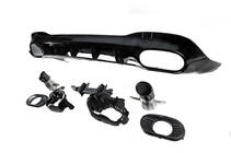 Mercedes CLA C118 2019- Rear diffuser with exhaust tips (CLA35 design) photo 7