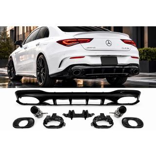 Rear diffuser with exhaust tips (CLA35 design) photo 1