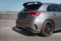 Mercedes A-class W177 2018- Rear diffuser with exhaust tips (Design A45 HB) photo 1