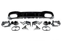 Mercedes A-class W177 2018- Rear diffuser with exhaust tips (Design A45 HB) photo 5