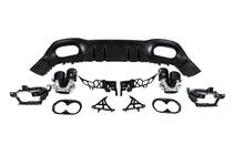 Mercedes A-class W177 2018- Rear diffuser with exhaust tips (Design A45 HB) photo 4