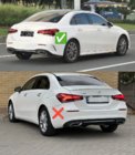 Mercedes A-class W177 2018- Rear diffuser with exhaust tips (Design A45 SD) photo 3