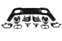 Mercedes A-class W177 2018- Rear diffuser with exhaust tips (Design A45 SD) photo 6