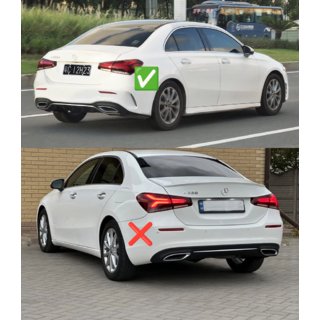 Rear diffuser with exhaust tips (Design A45 SD) photo 3