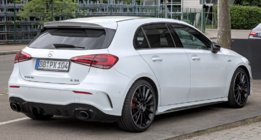 Mercedes A-class W177 2018- Rear diffuser with exhaust tips (Design A35 HB) photo 1