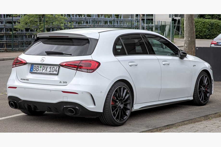 Mercedes A-class W177 2018- Rear diffuser with exhaust tips (Design A35 HB) Image