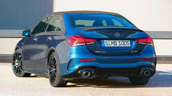 Mercedes A-class W177 2018- Rear diffuser with exhaust tips (Design A35 SD) photo 1