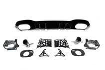 Mercedes A-class W177 2018- Rear diffuser with exhaust tips (Design A35 SD) photo 2