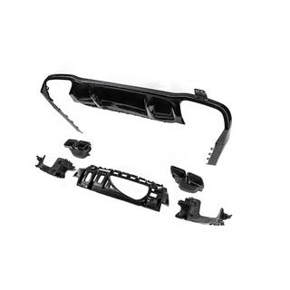 Rear Diffuser with Tips E63-Design Black (for AMG/AMG-Line 2016-2020) photo 4