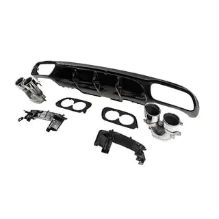 Rear diffuser with exhaust tips E53-Design (for AMG/AMG-Line) photo 3