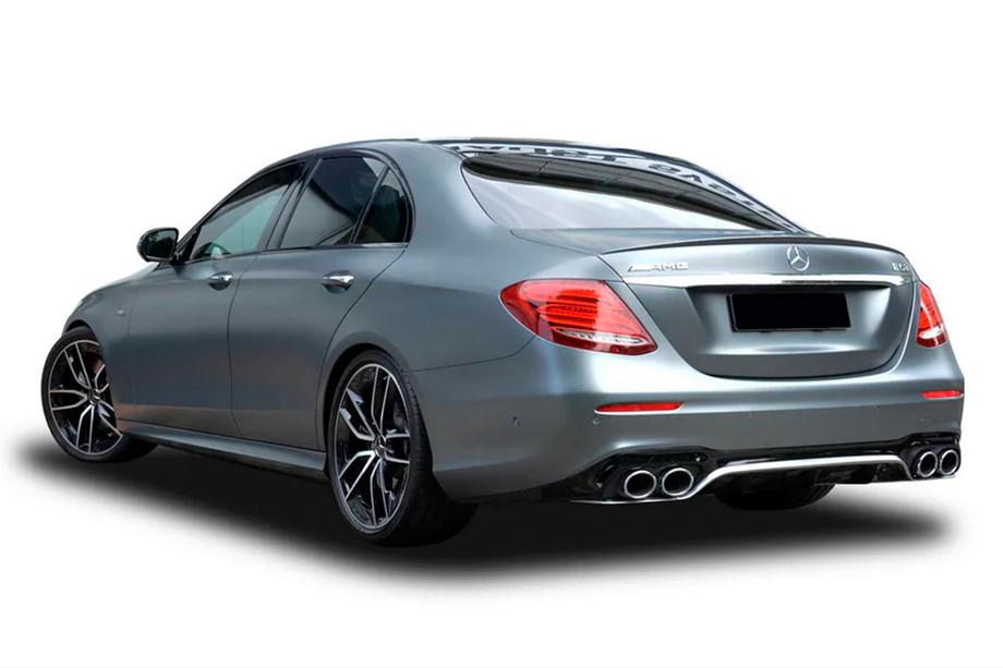 Mercedes E-class W213 2016-2023 Rear diffuser with exhaust tips E53-Design (for AMG/AMG-Line) Image