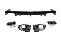 Mercedes E-class coupe C238 2016-2024 Rear Diffuser Black with Black Tips (AMG63 Design) photo 2
