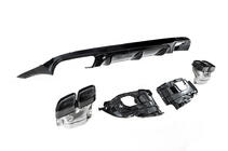 Mercedes E-class coupe C238 2016-2024 Rear Diffuser Black with Black Tips (AMG63 Design) photo 5