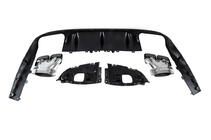 Mercedes E-class coupe C238 2016-2024 Rear Diffuser Black with Black Tips (AMG63 Design) photo 6