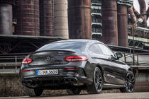 Mercedes C-class W205 2014-2021 Rear diffuser with exhaust tips (for Coupe Design AMG43) photo 1