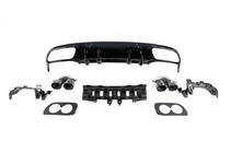 Mercedes C-class W205 2014-2021 Rear diffuser with exhaust tips (for Coupe Design AMG43) photo 3