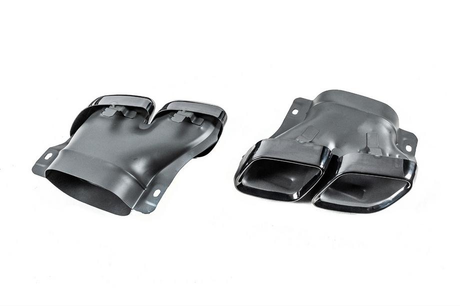 Mercedes GLC X253 2015-2022 Rear Diffuser with Tips Black (AMG63 Design) Photo 8