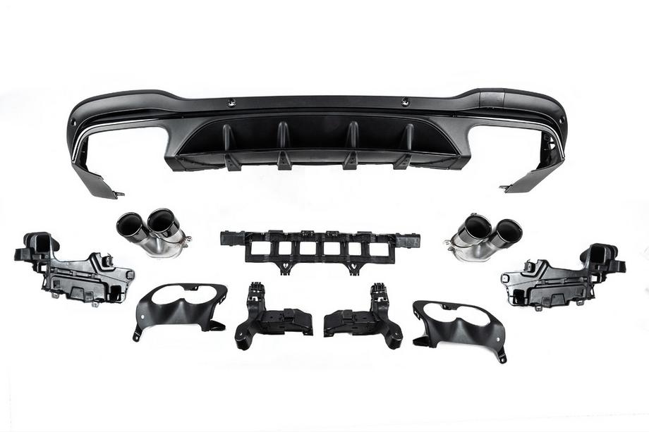 Mercedes GLC X253 2015-2022 Rear diffuser with exhaust tips (AMG43 Design) Photo 3