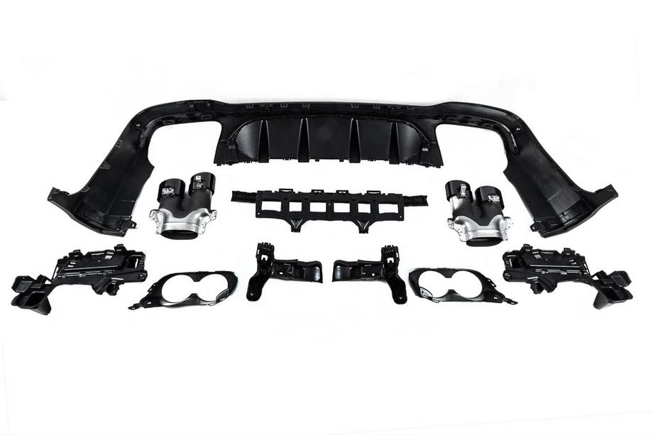 Mercedes GLC X253 2015-2022 Rear diffuser with exhaust tips (AMG43 Design) Photo 7