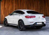 Mercedes GLC coupe C253 2016-2023 Rear Diffuser with Tips Black (AMG63 Design) photo 3