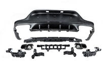 Mercedes GLC coupe C253 2016-2023 Rear Diffuser with Tips Black (AMG63 Design) photo 4
